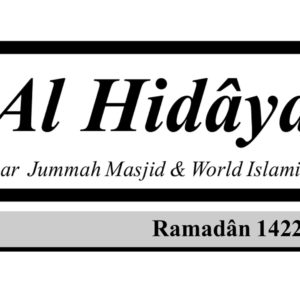 Al Hidâya (Ramadân 1422 / Nov. 2001)